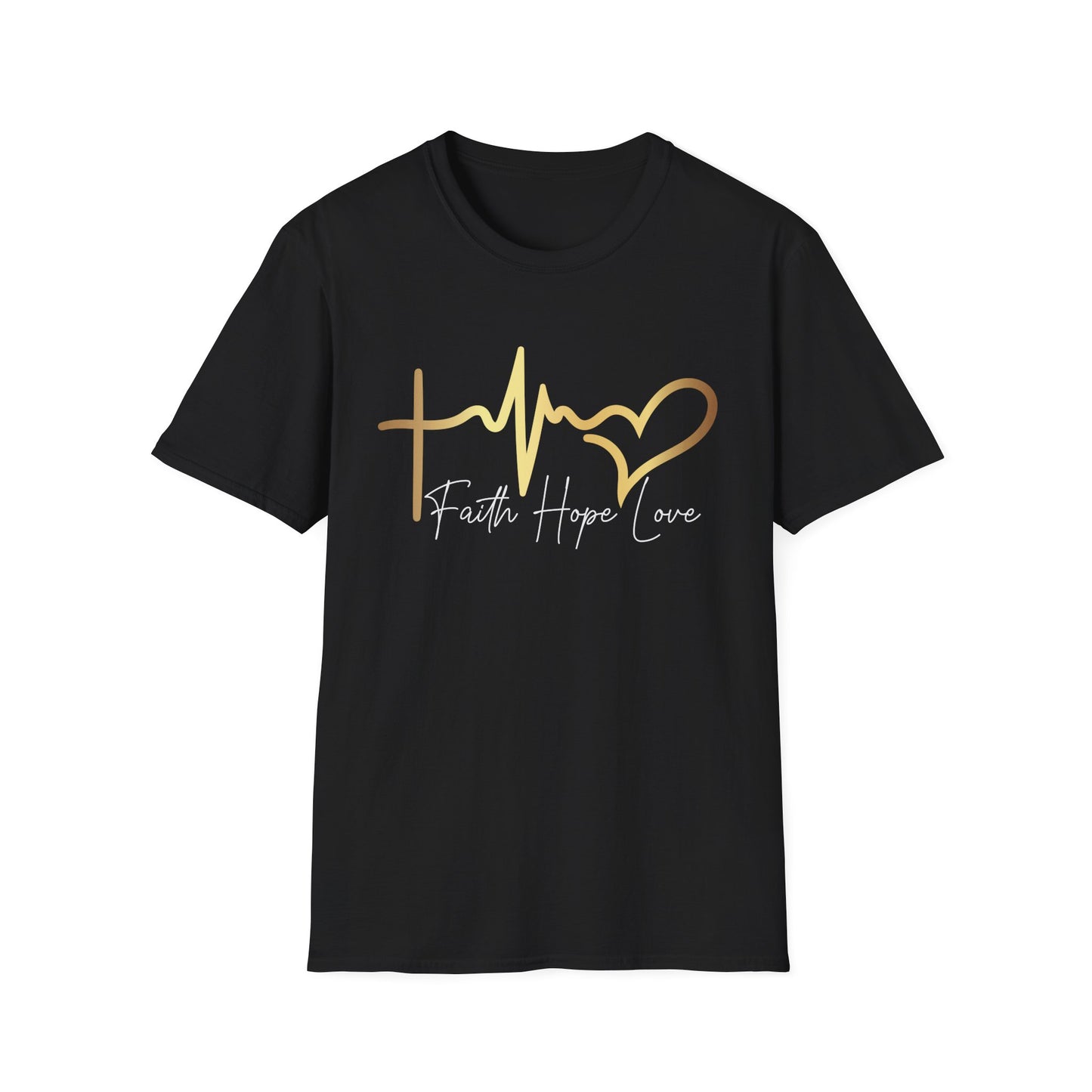 Faith Love Hope Life Line Unisex Soft style T-Shirt