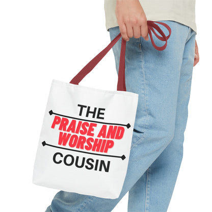 The Praise and Worship Cousin Tote Bag (AOP)