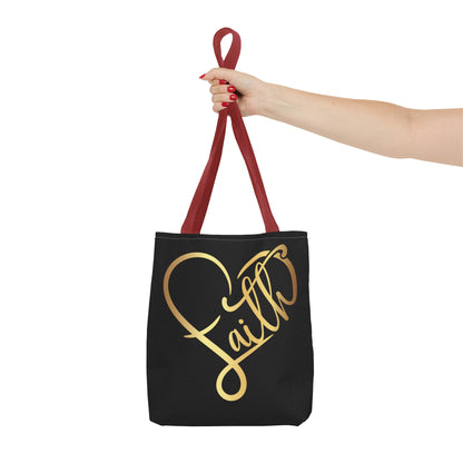 Faith Heart Tote Bag (AOP)