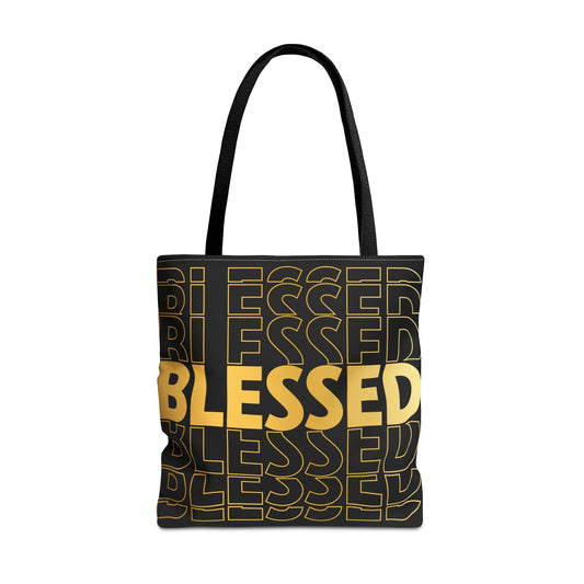 Blessed to Infinity Tote Bag (AOP)