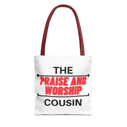 The Praise and Worship Cousin Tote Bag (AOP)