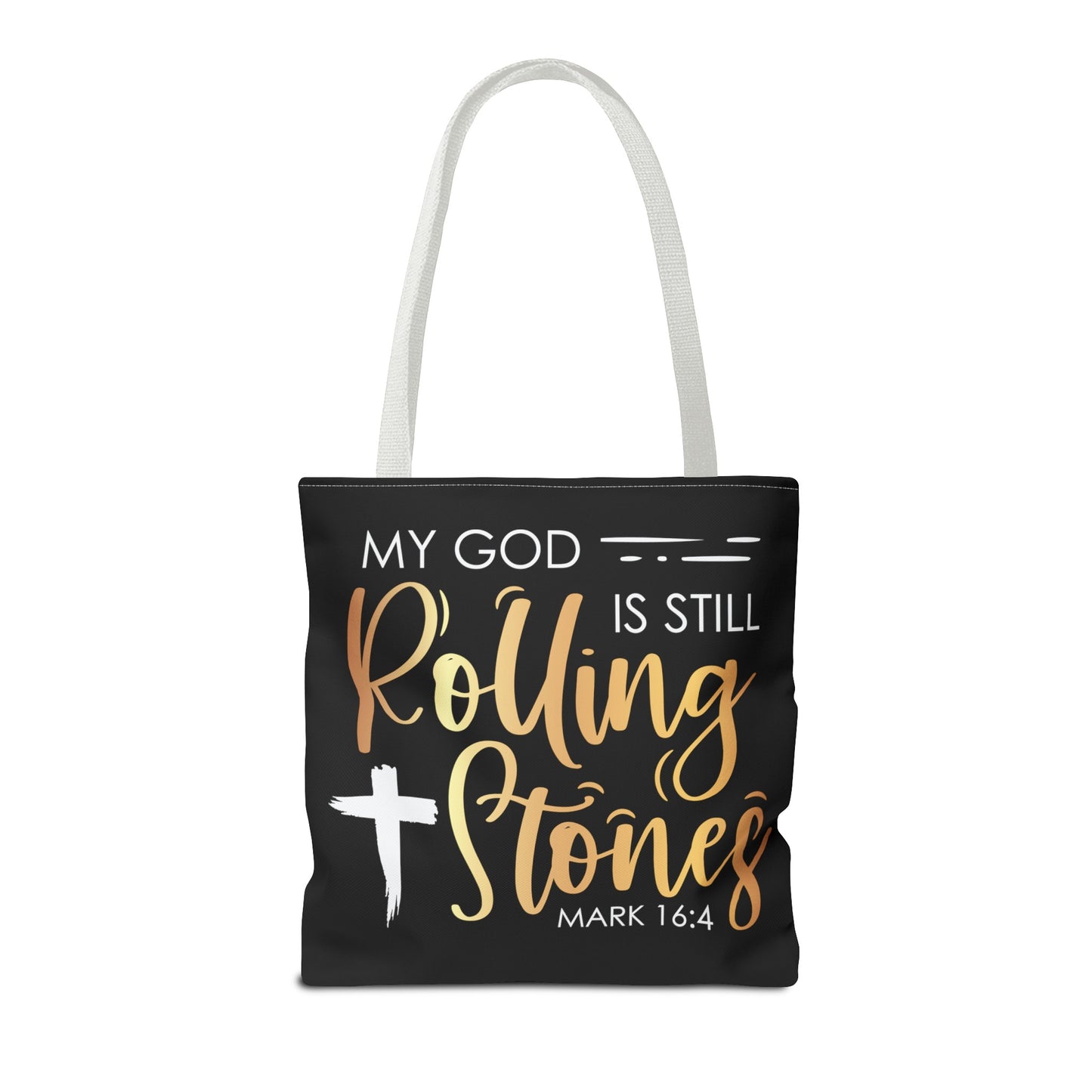 My God is Still Rolling Stones Tote Bag (AOP)