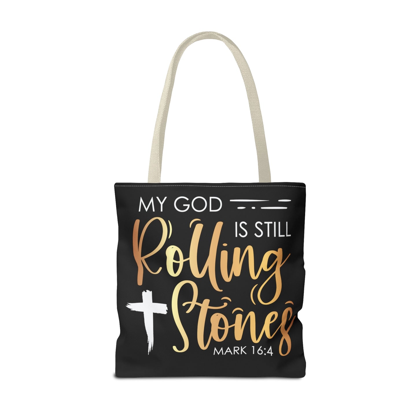 My God is Still Rolling Stones Tote Bag (AOP)