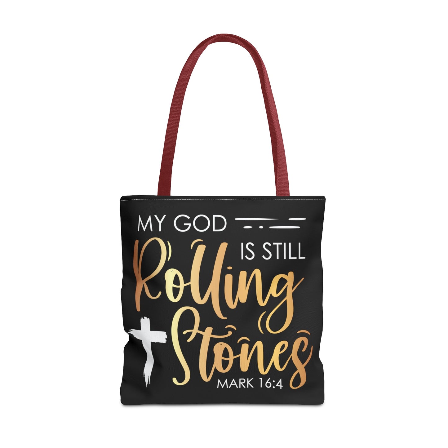 My God is Still Rolling Stones Tote Bag (AOP)