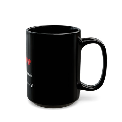 I Love My Baby Mommas Black Mug - Heart Design Gift for Moms