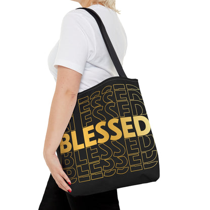 Blessed to Infinity Tote Bag (AOP)