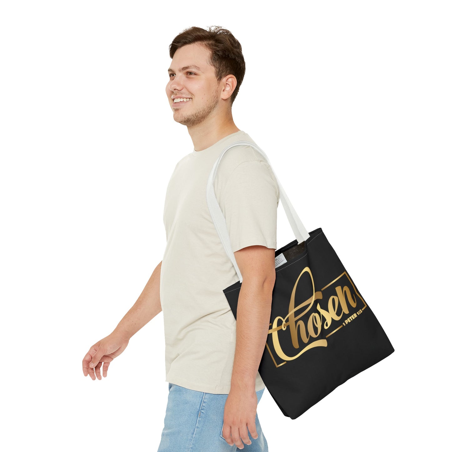 Chosen Christian Tote Bag (AOP)