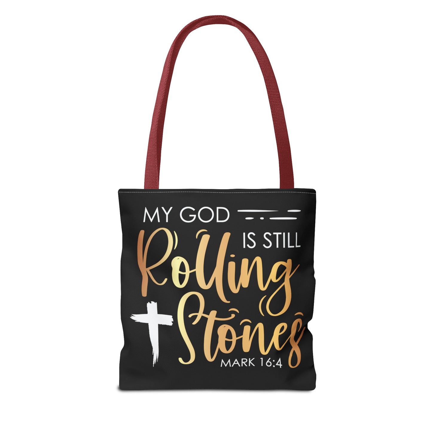 My God is Still Rolling Stones Tote Bag (AOP)