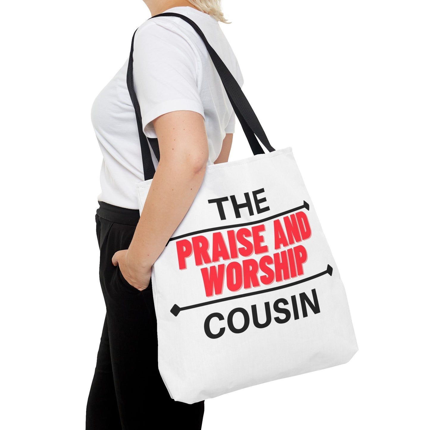 The Praise and Worship Cousin Tote Bag (AOP)