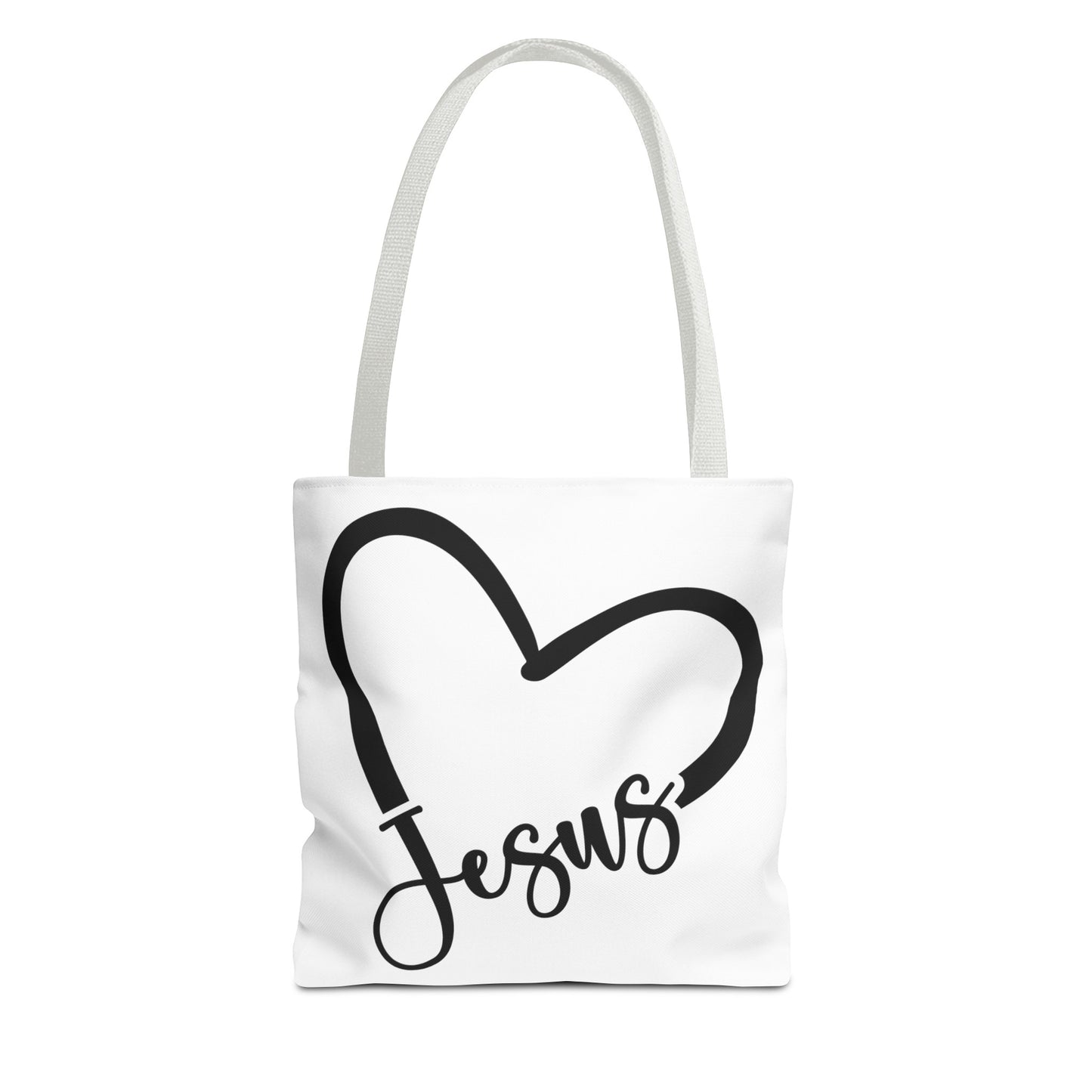 Jesus Heart Tote Bag (AOP)