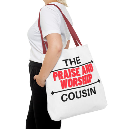 The Praise and Worship Cousin Tote Bag (AOP)