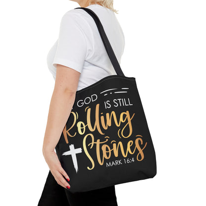 My God is Still Rolling Stones Tote Bag (AOP)