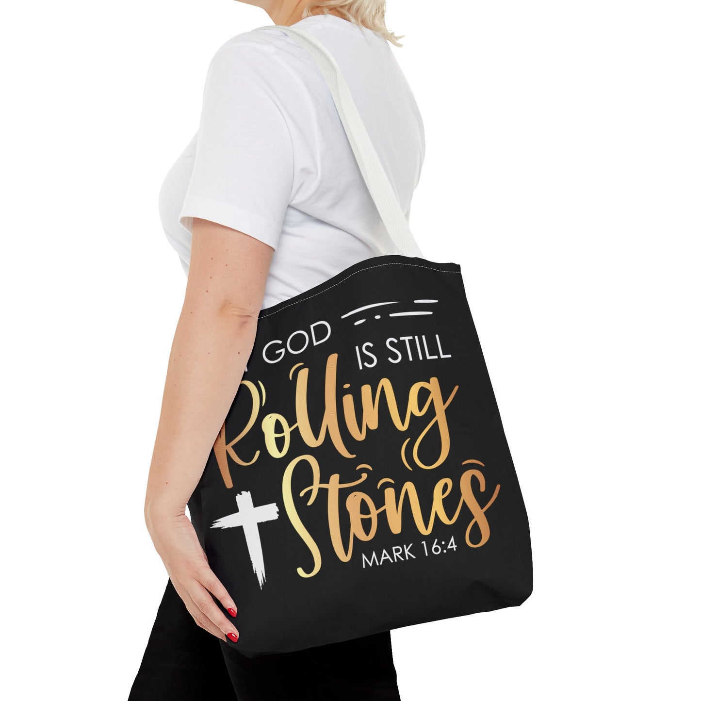 My God is Still Rolling Stones Tote Bag (AOP)