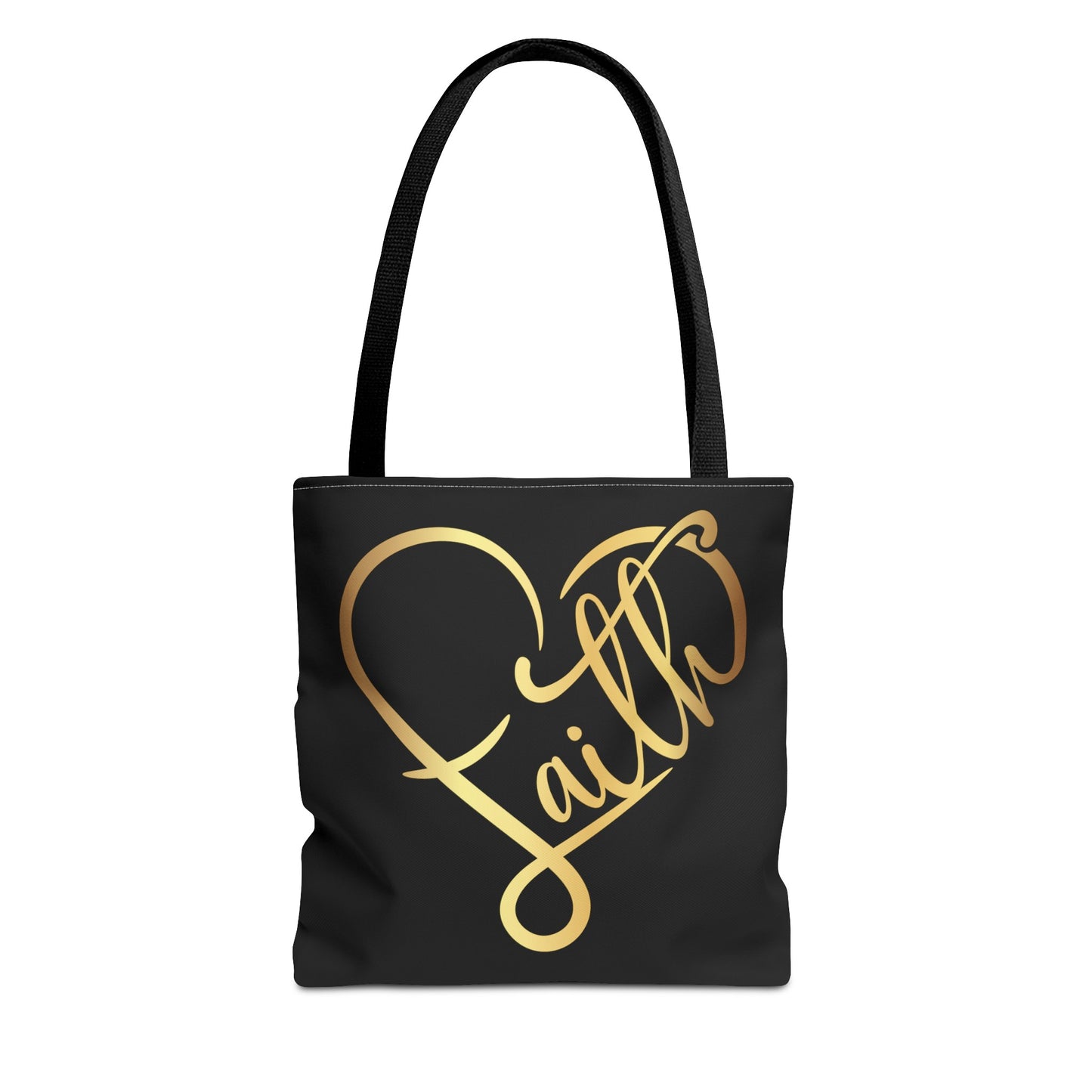 Faith Heart Tote Bag (AOP)