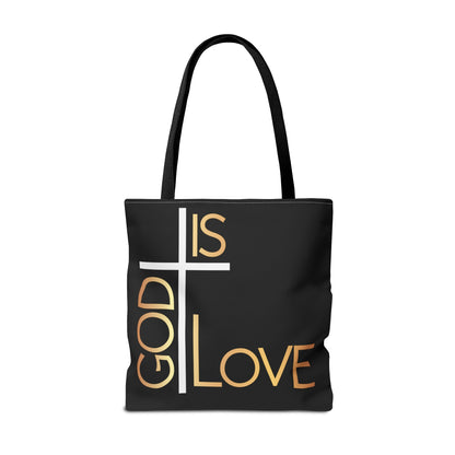 God Is Love Tote Bag (AOP)