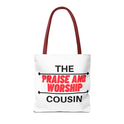 The Praise and Worship Cousin Tote Bag (AOP)