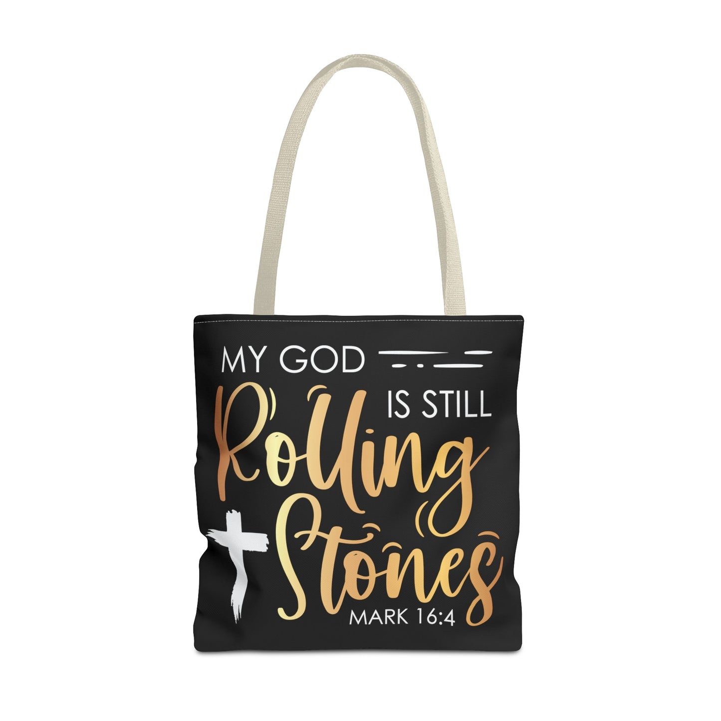 My God is Still Rolling Stones Tote Bag (AOP)