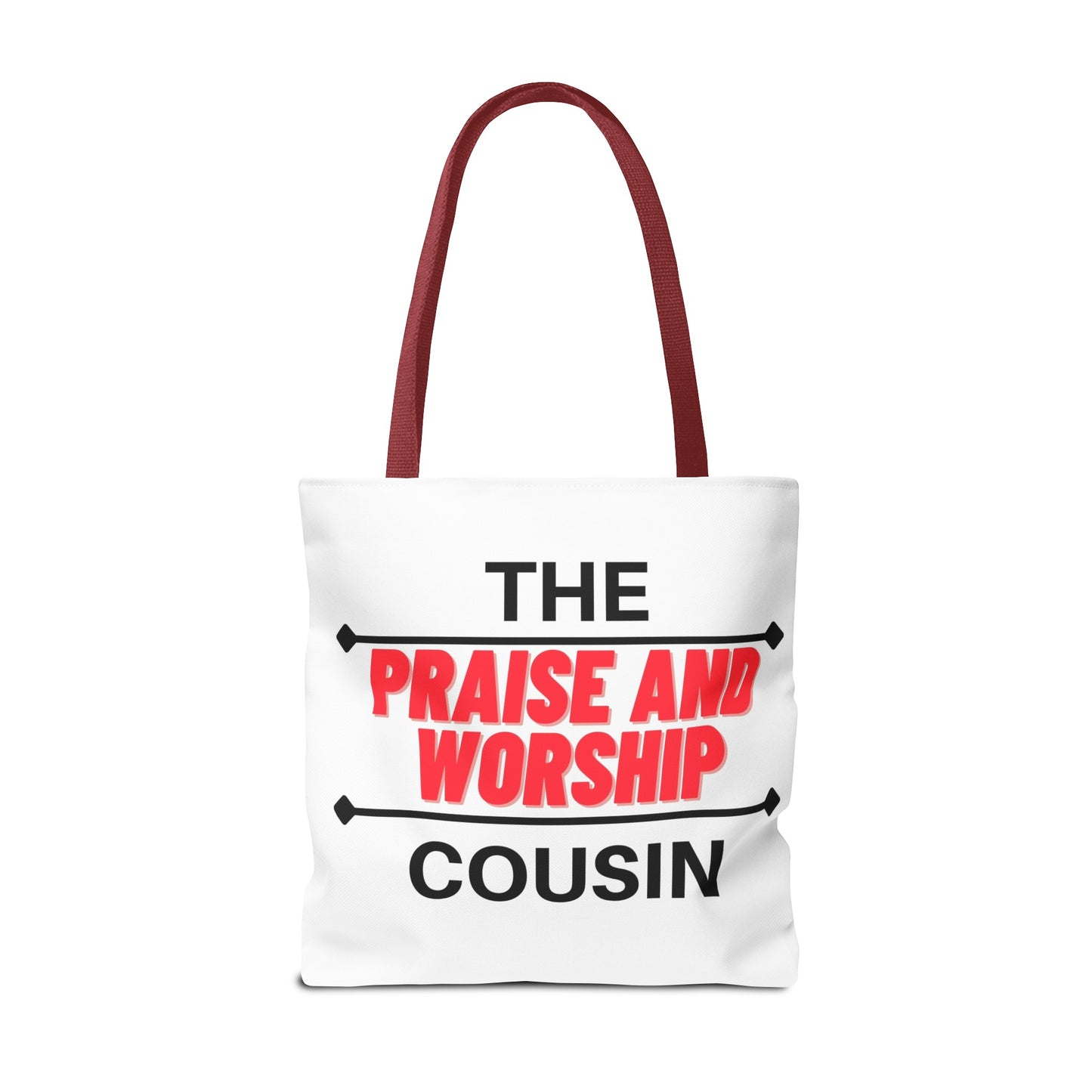 The Praise and Worship Cousin Tote Bag (AOP)