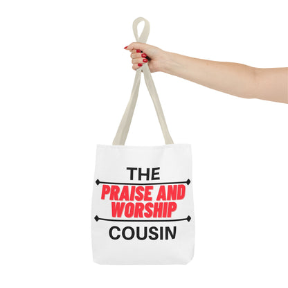 The Praise and Worship Cousin Tote Bag (AOP)