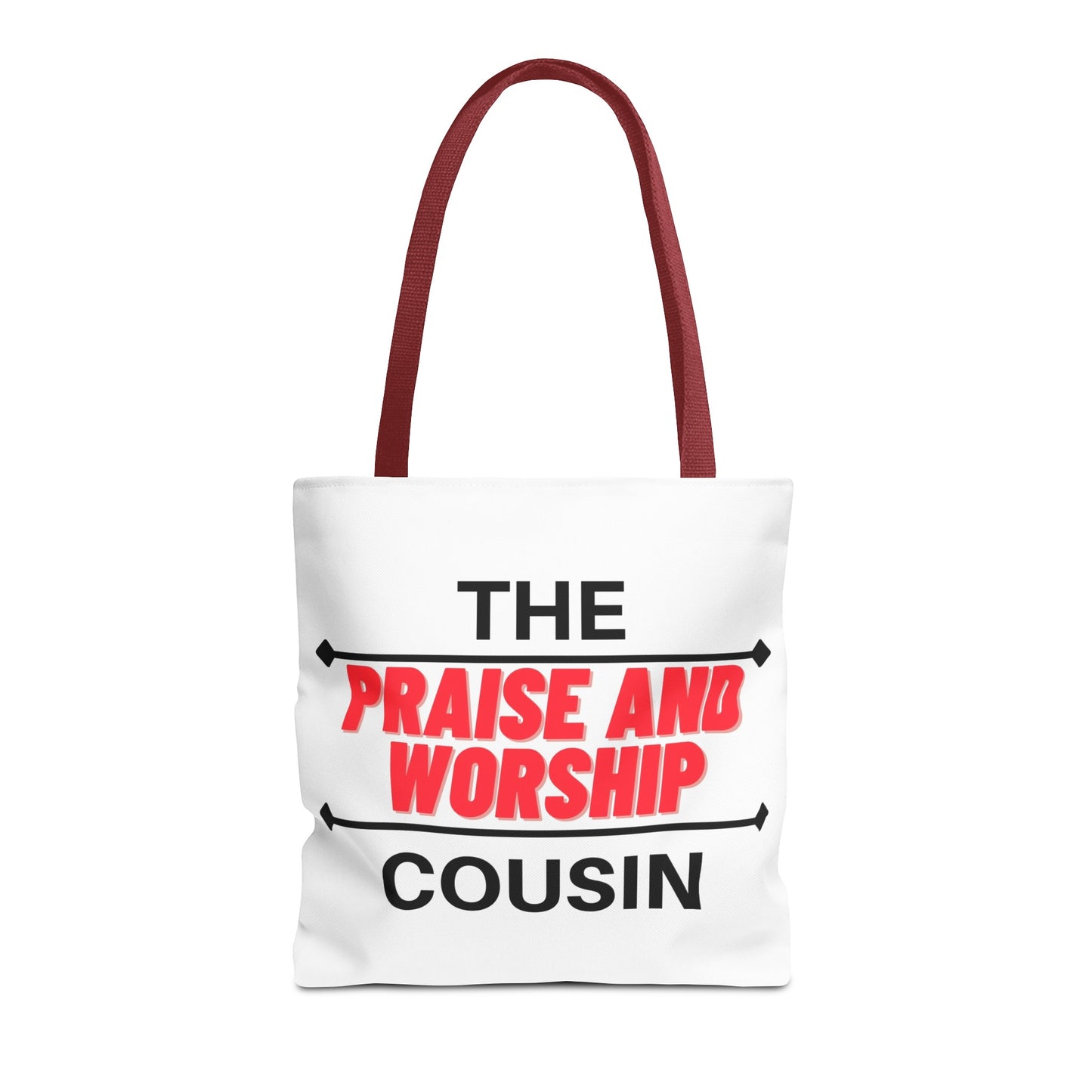 The Praise and Worship Cousin Tote Bag (AOP)