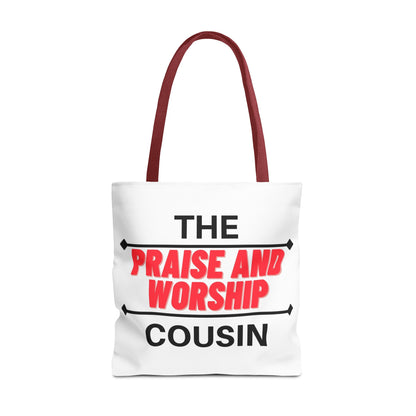 The Praise and Worship Cousin Tote Bag (AOP)