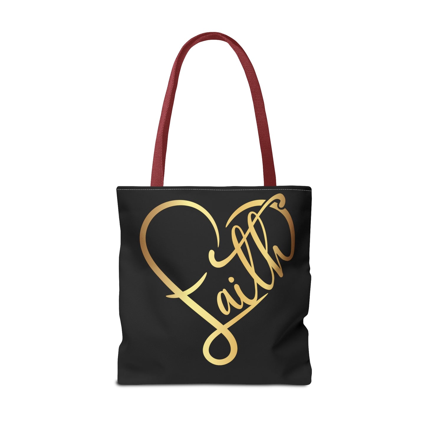 Faith Heart Tote Bag (AOP)