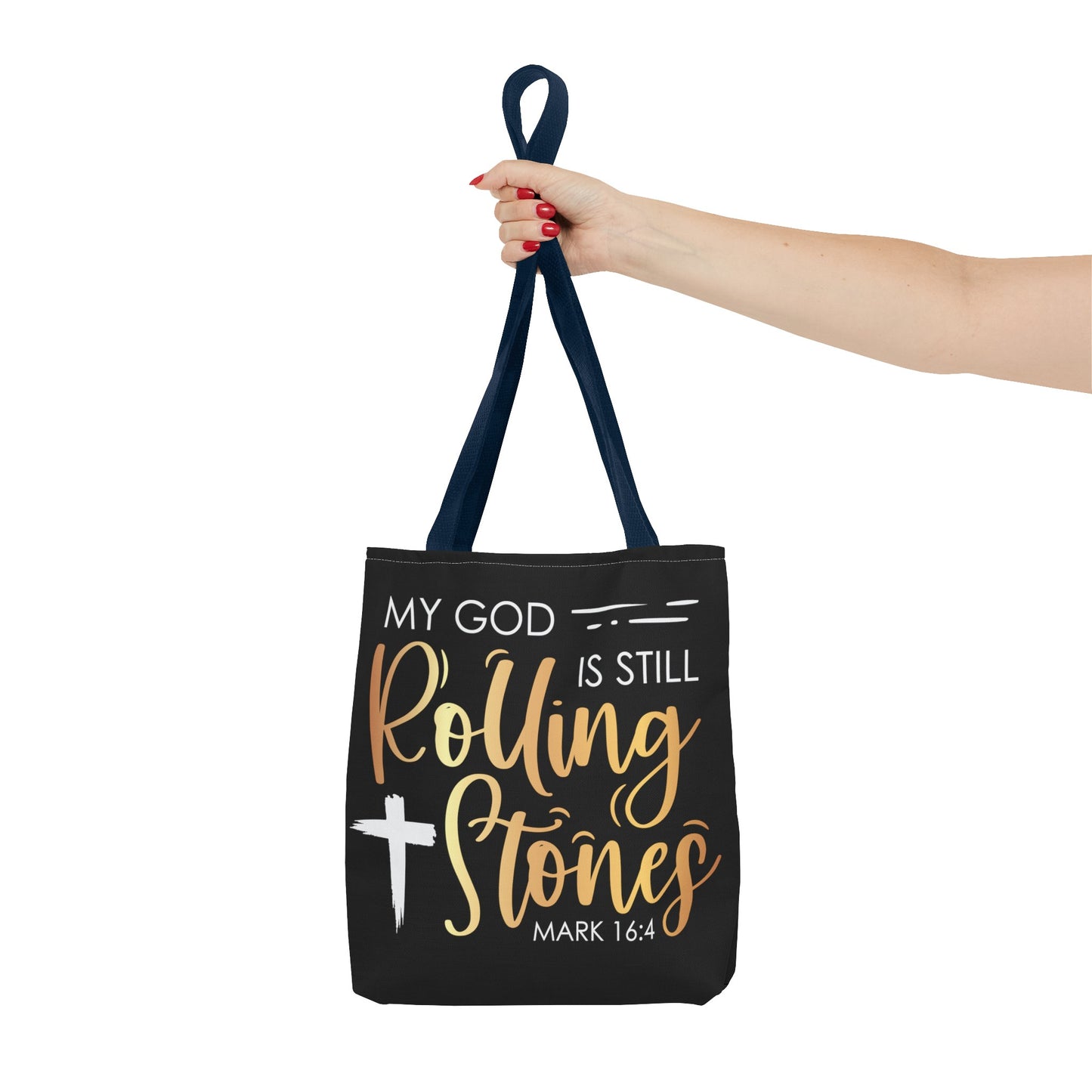 My God is Still Rolling Stones Tote Bag (AOP)