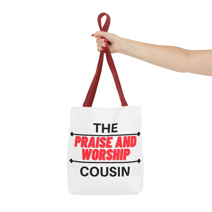 The Praise and Worship Cousin Tote Bag (AOP)