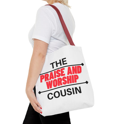 The Praise and Worship Cousin Tote Bag (AOP)