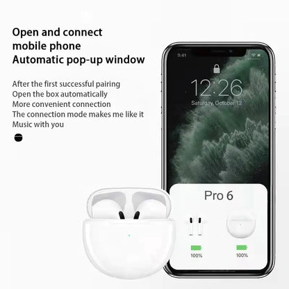 Air Pro 6 TWS Bluetooth Earphones